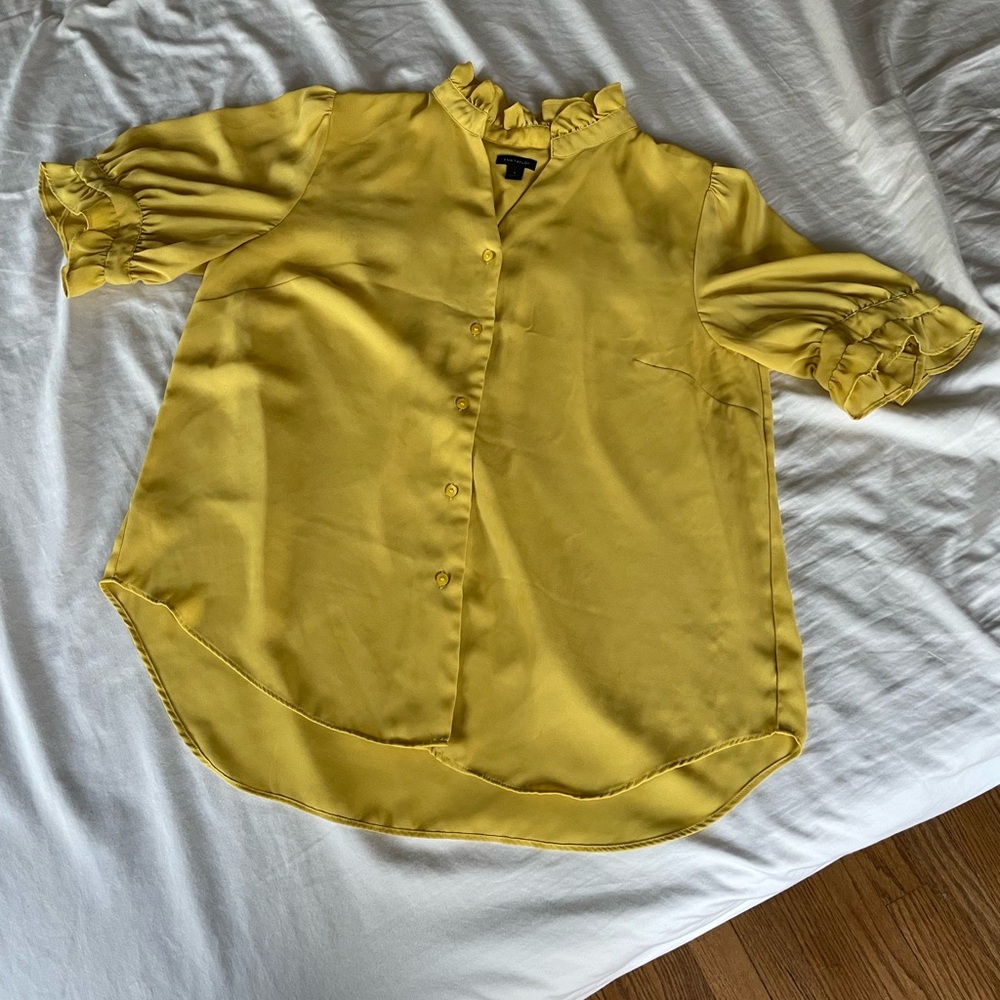Ann Taylor Yellow Blouse